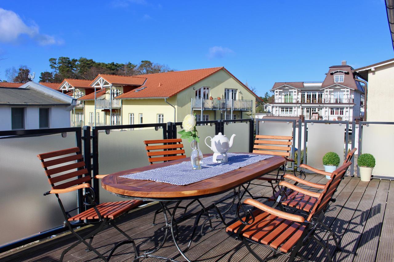 Strandnahe Fewo Mit 3 Schlafzimmern Und Balkon, Villa Vergissmeinnicht 02, Binz Exterior photo